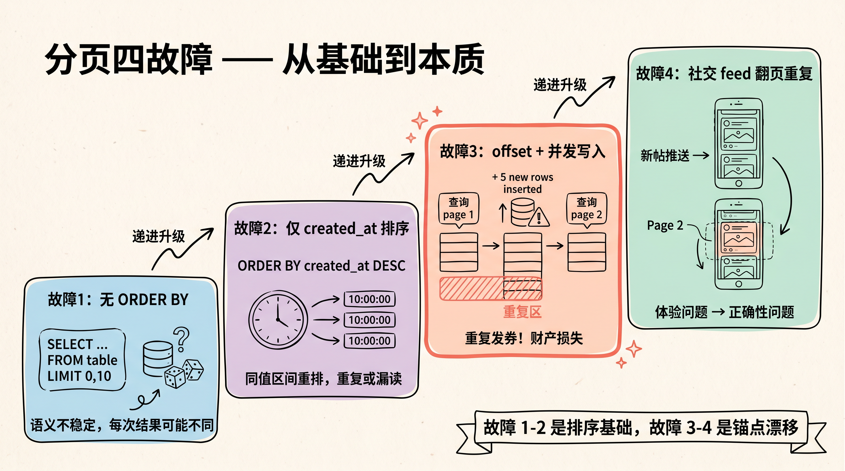 分页四故障递进示意