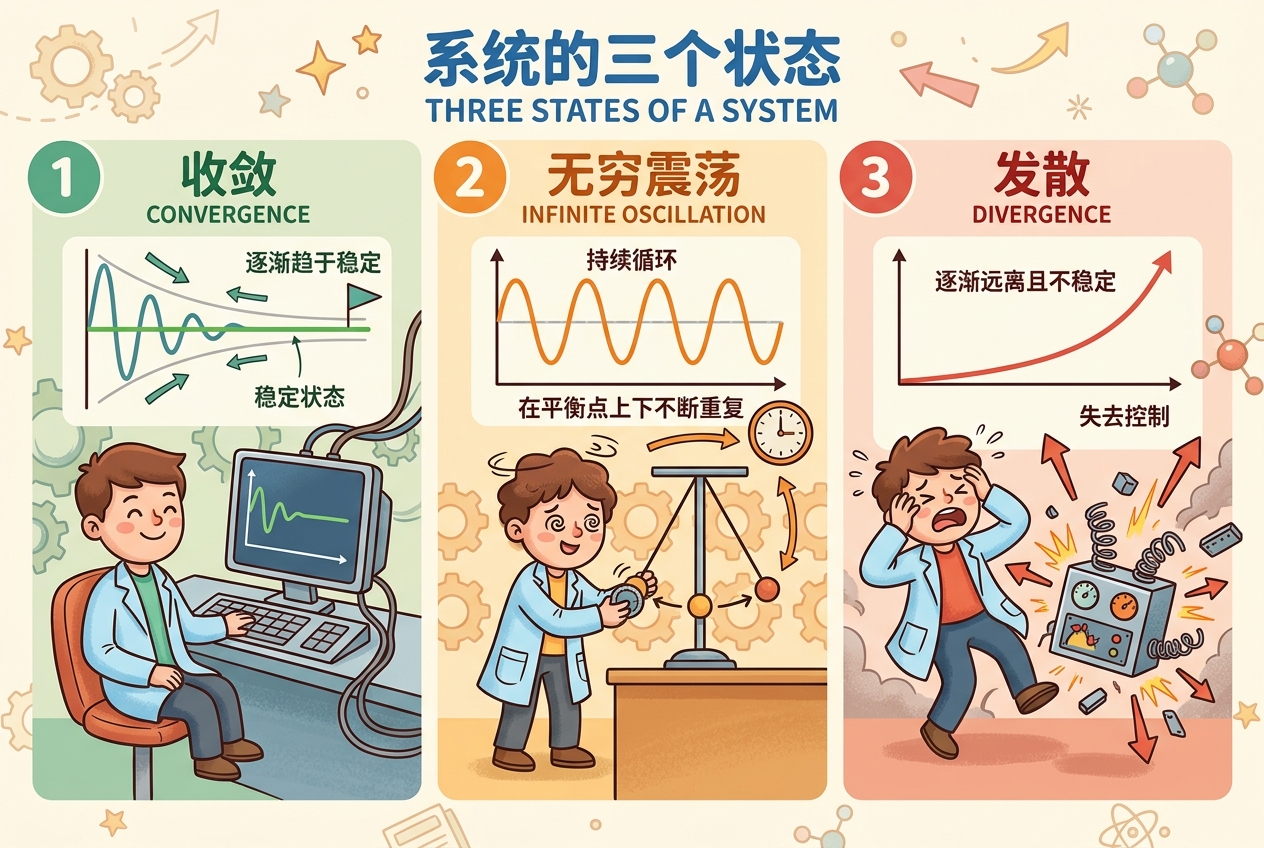 三种系统状态图